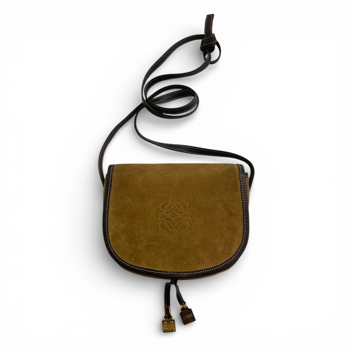 Loewe Suede Crossbody Bag
