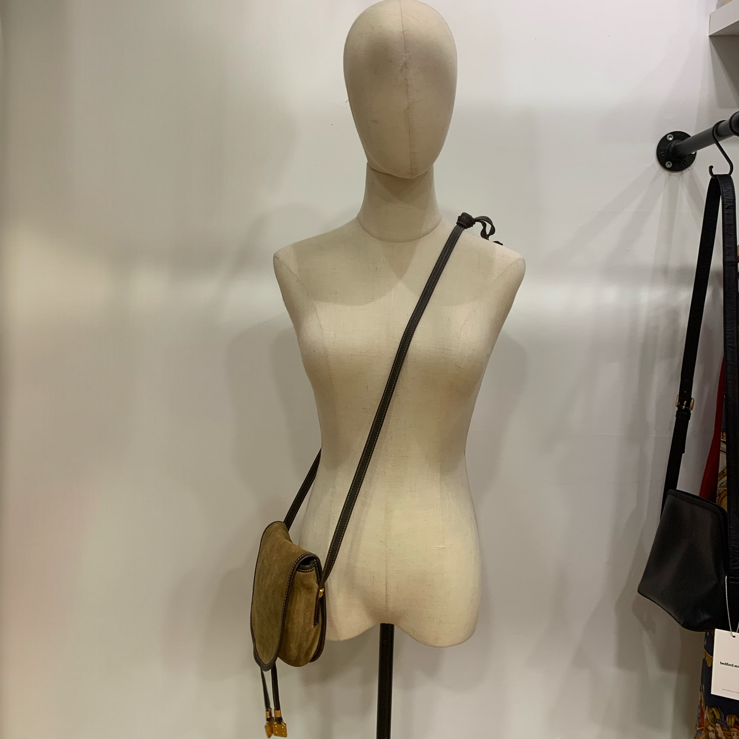 Loewe Suede Crossbody Bag