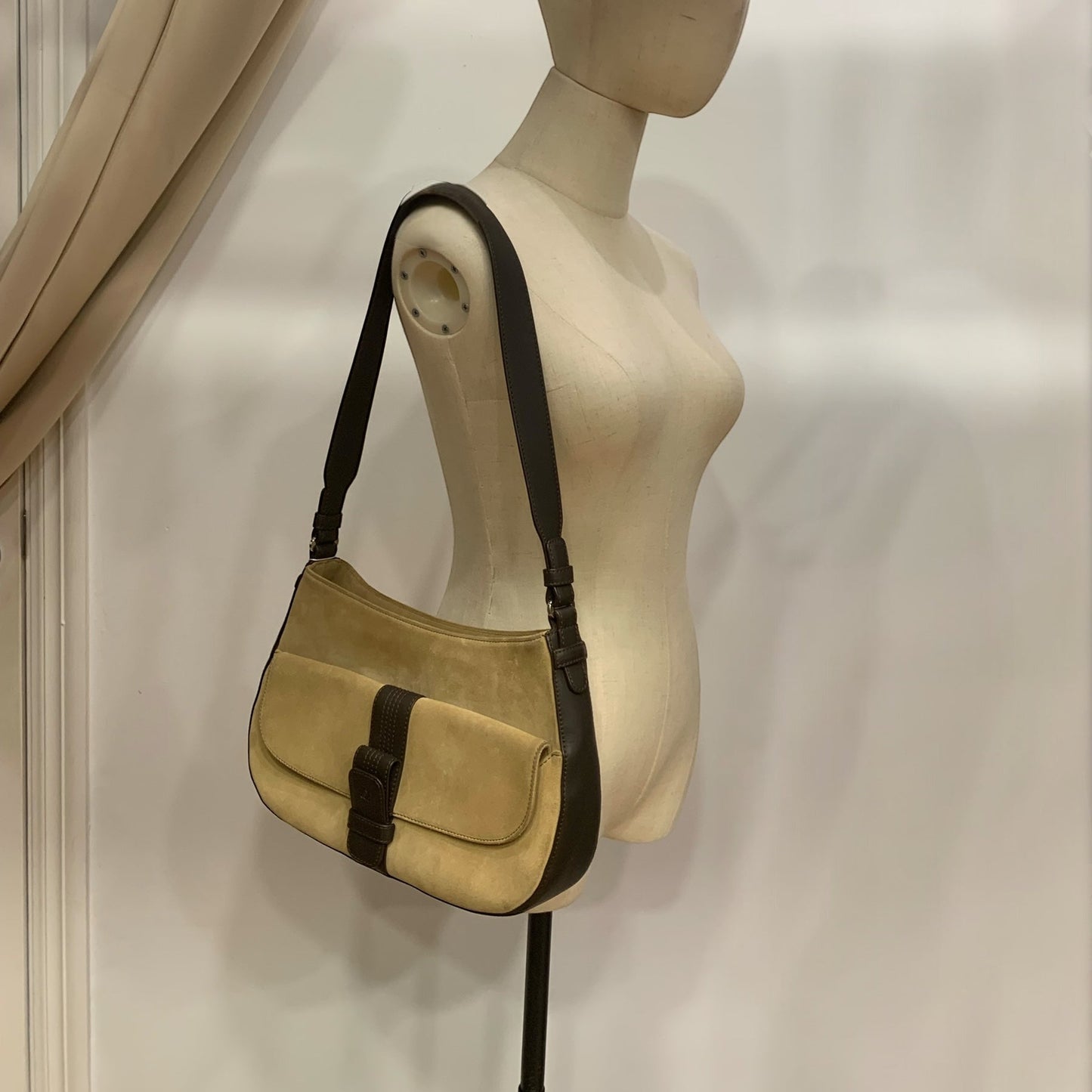 Loewe Suede Hobo Bag