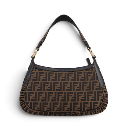 Fendi Zucca Canvas Mille Feuille Hobo