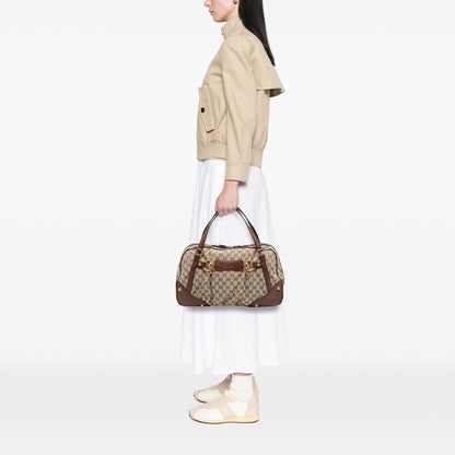 Gucci GG Canvas Jockey Boston Bag