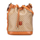 Celine Macadam Coated Canvas Drawstring Bucket Bag