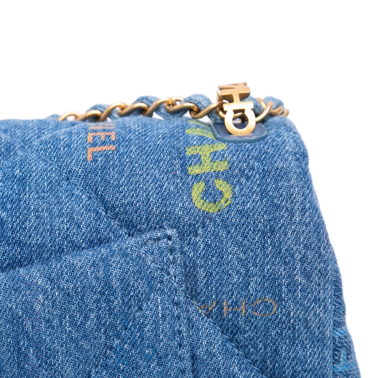 Chanel Medium Quilted Denim Mood Flap