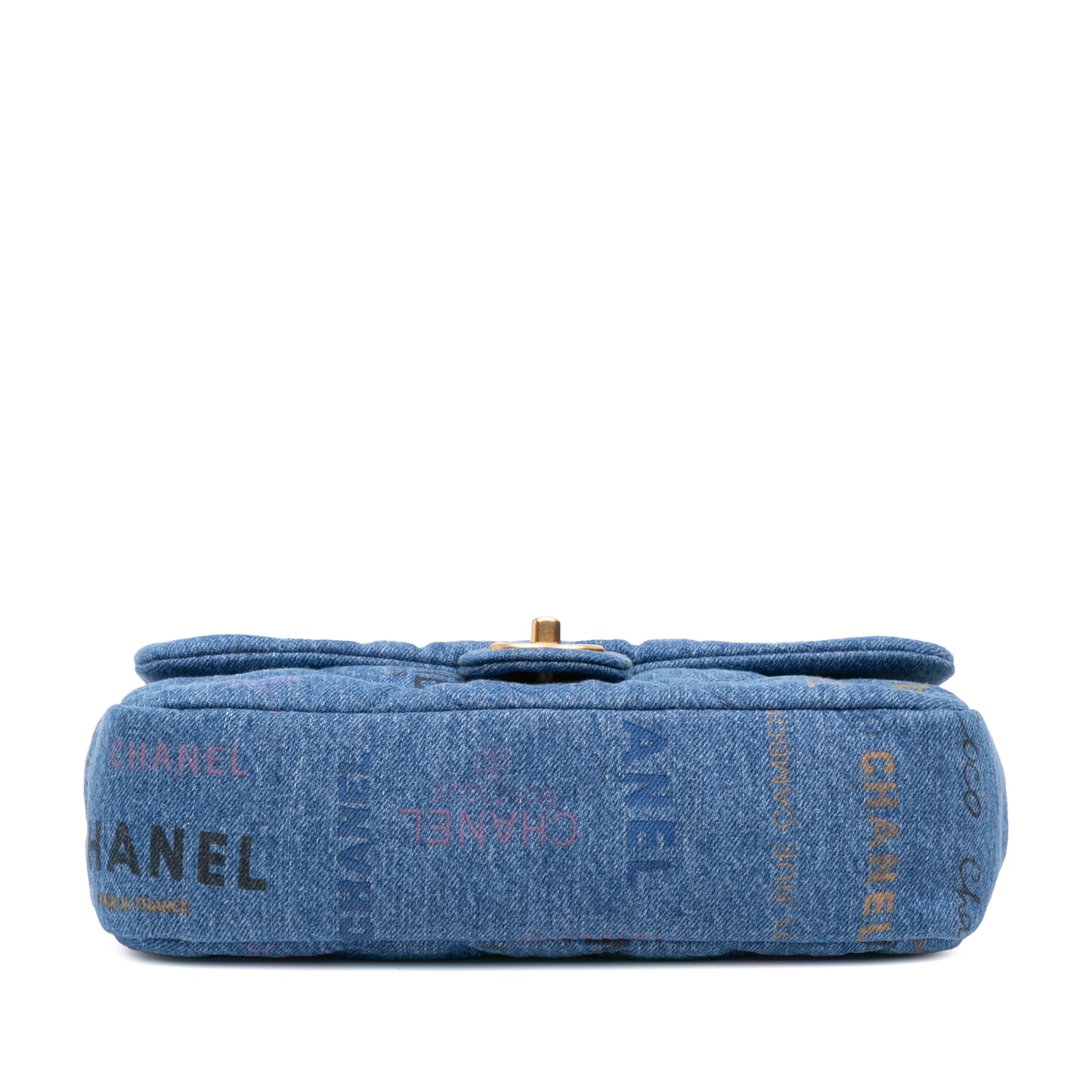 Chanel Medium Quilted Denim Mood Flap
