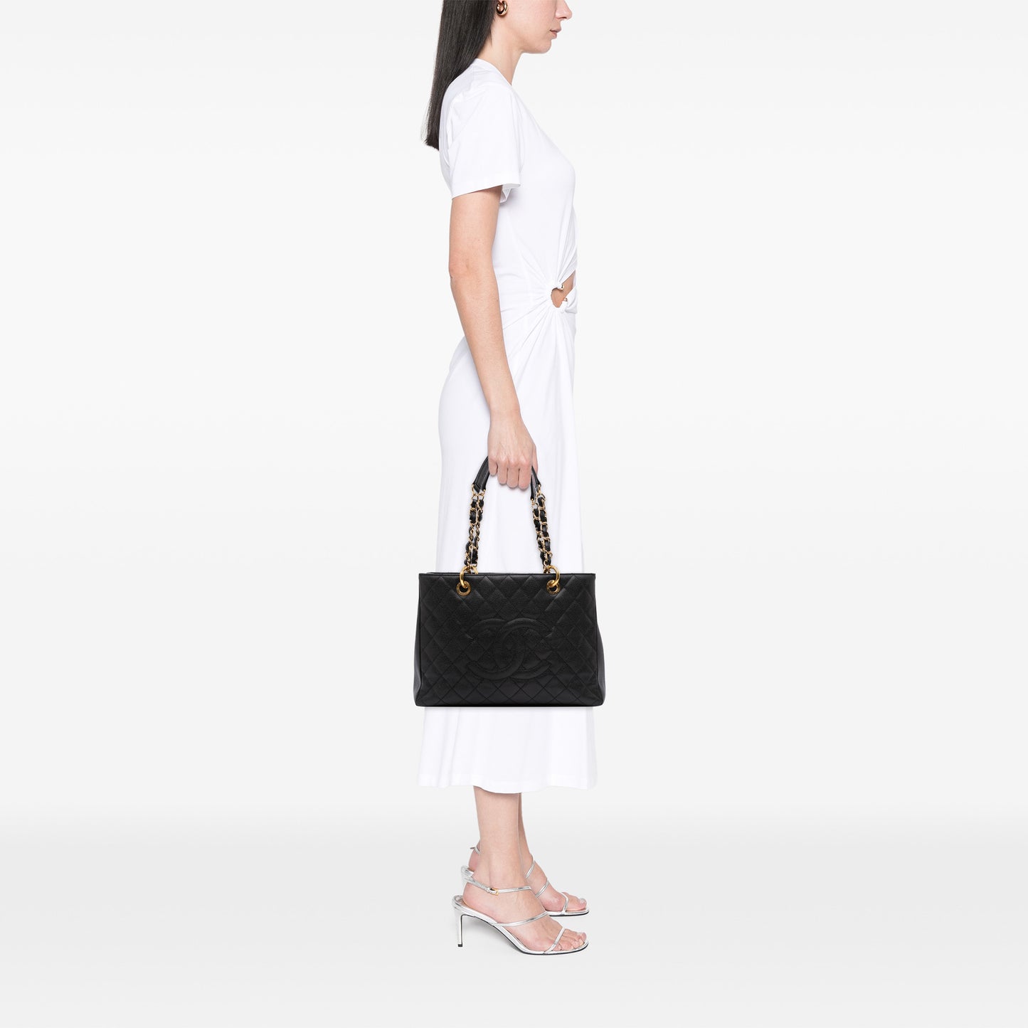 Bolso Shopping Tote Chanel Caviar Grand