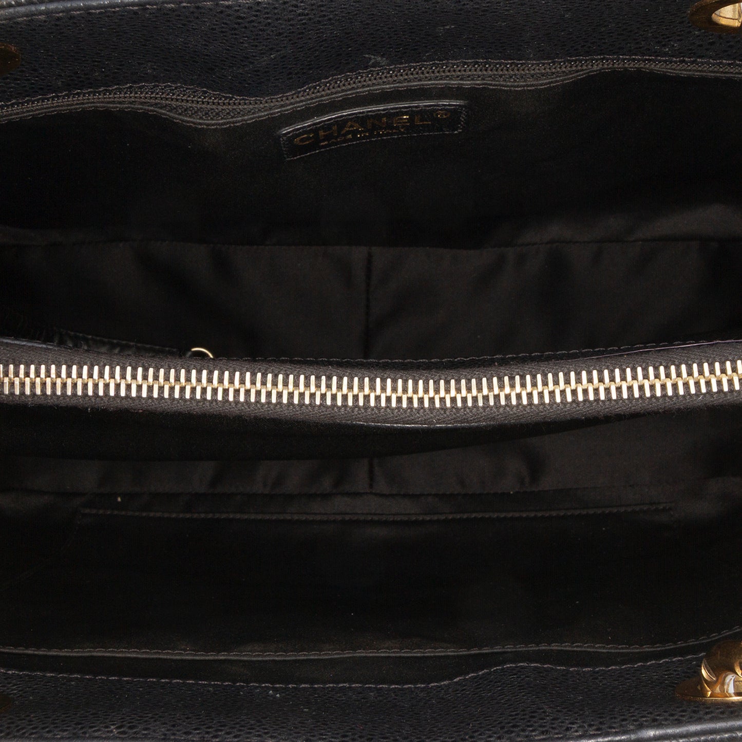 Bolso Shopping Tote Chanel Caviar Grand