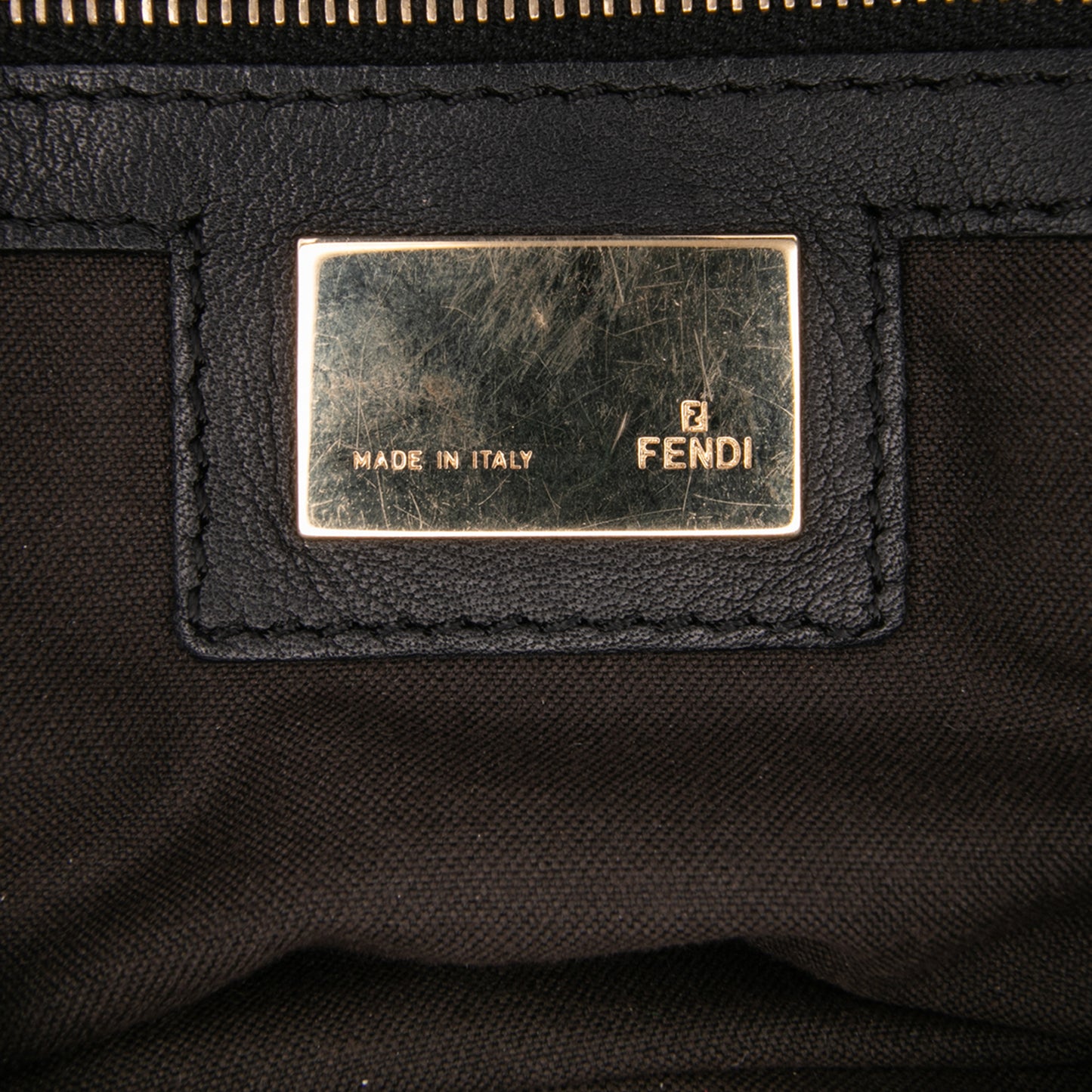 Fendi Perforated Nappa Chef Hobo