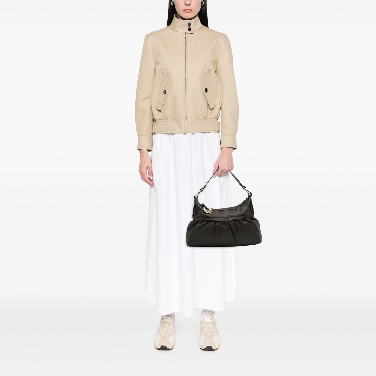 Fendi Perforated Nappa Chef Hobo