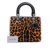 Dior Medium Pony Hair Leopard Print Lady Dior