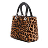 Dior Medium Pony Hair Leopard Print Lady Dior