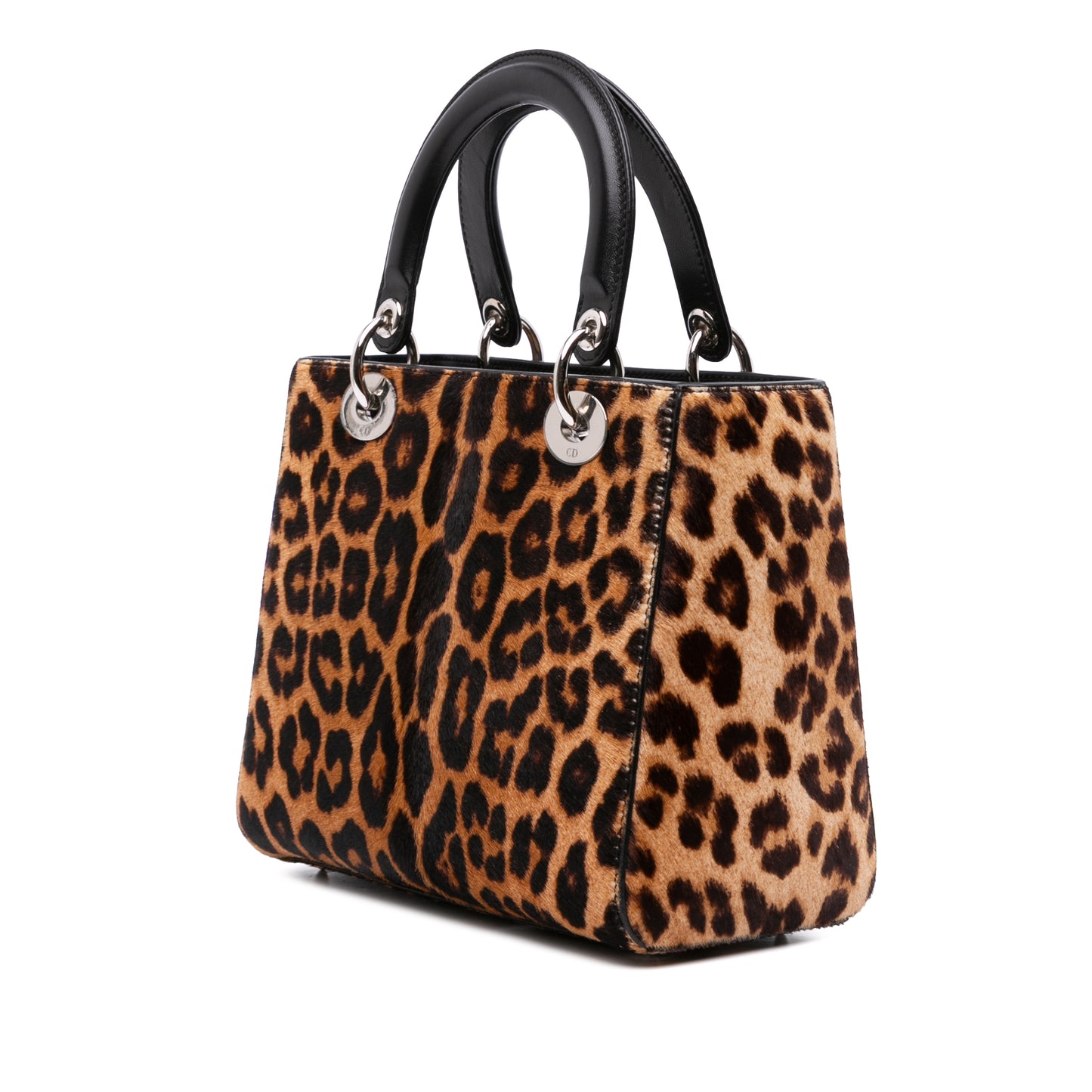 Dior Medium Pony Hair Leopard Print Lady Dior