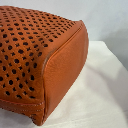 Prada Perforated Saffiano Fori Shopping Tote