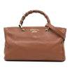 Gucci Medium Calfskin Bamboo Shopper Satchel