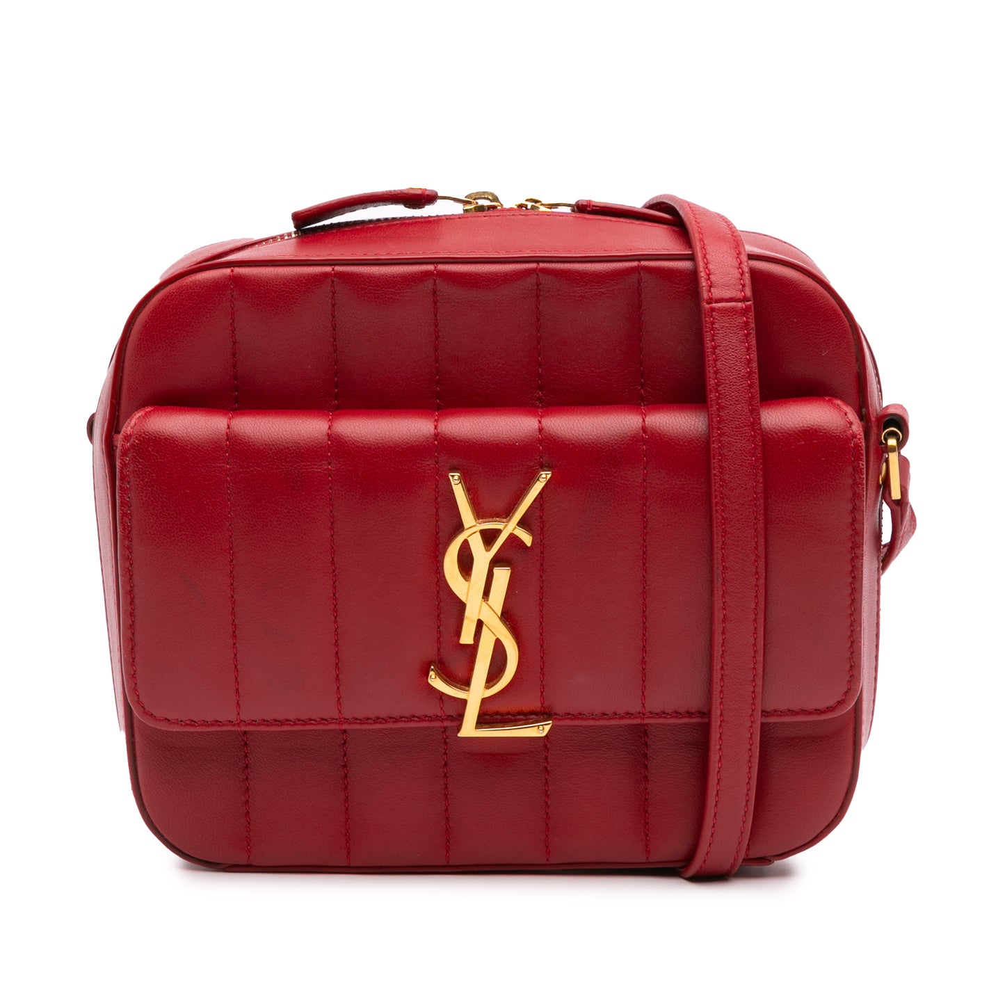 Saint Laurent Toy Lambskin Vicky Crossbody