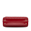 Chanel Small Lambskin Chevron Coco Top Handle Bag