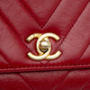 Chanel Small Lambskin Chevron Coco Top Handle Bag