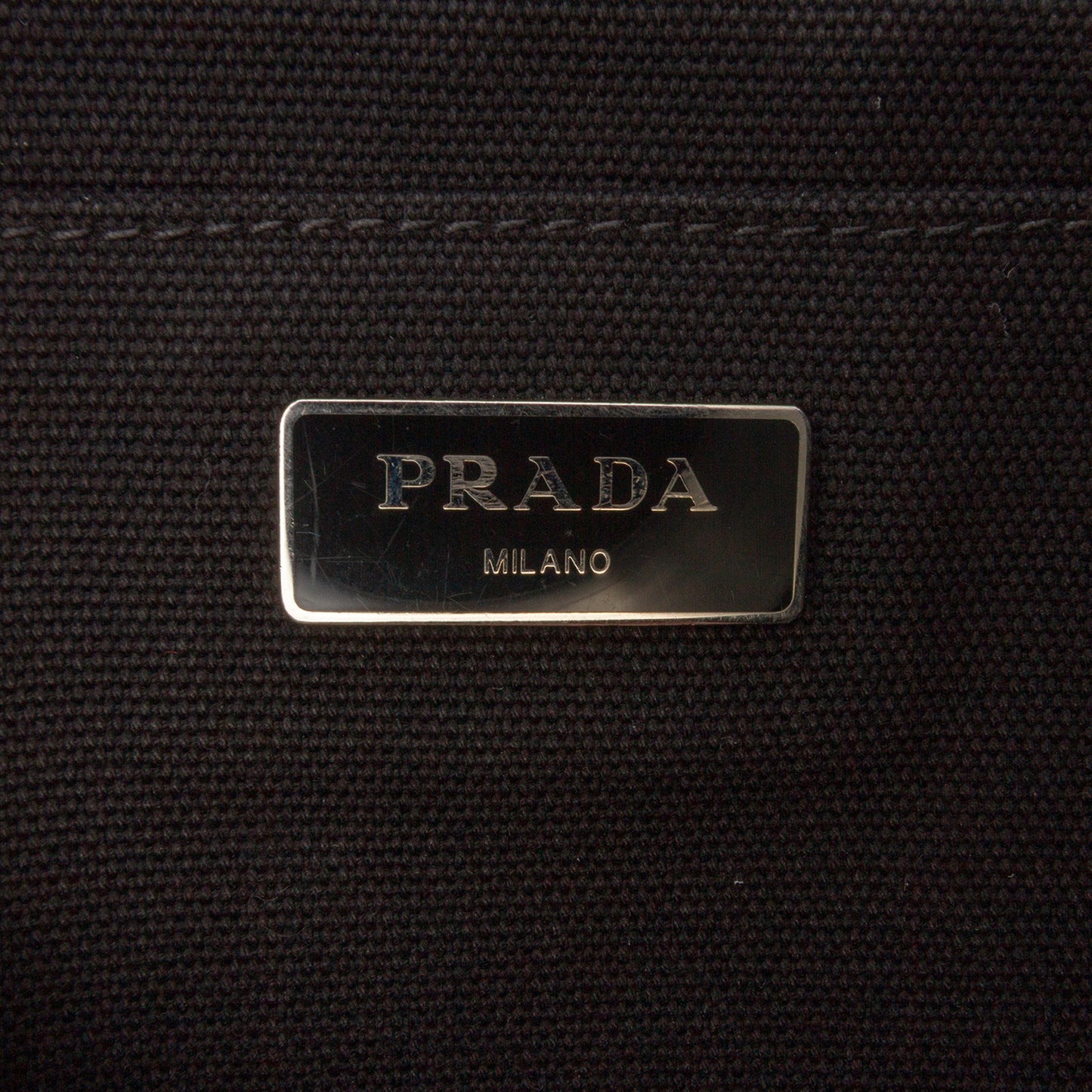 Prada Small Leopard Print Canvas Canapa Satchel