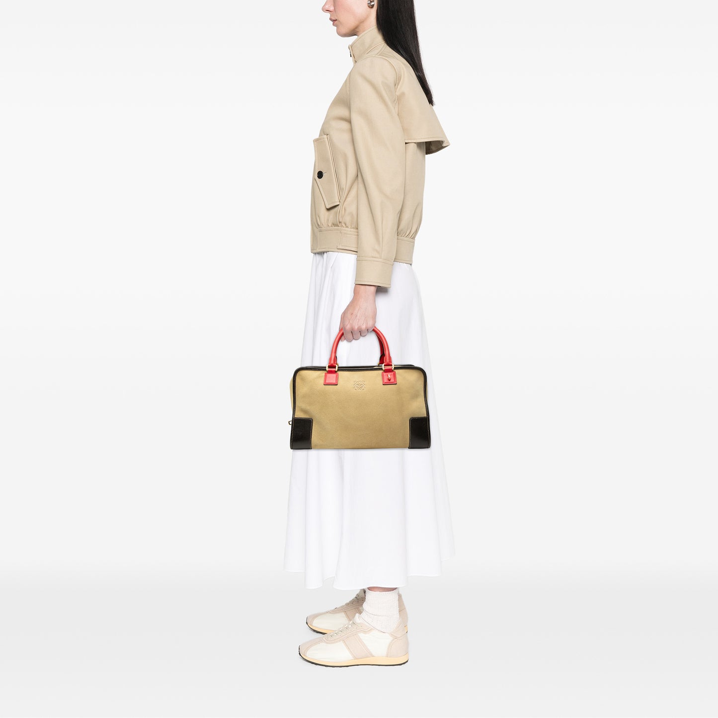 Loewe Tricolor Suede Amazona 36