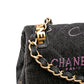 Chanel Mini Rectangular Quilted Denim Mood Flap
