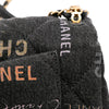 Chanel Mini Rectangular Quilted Denim Mood Flap