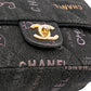 Chanel Mini Rectangular Quilted Denim Mood Flap