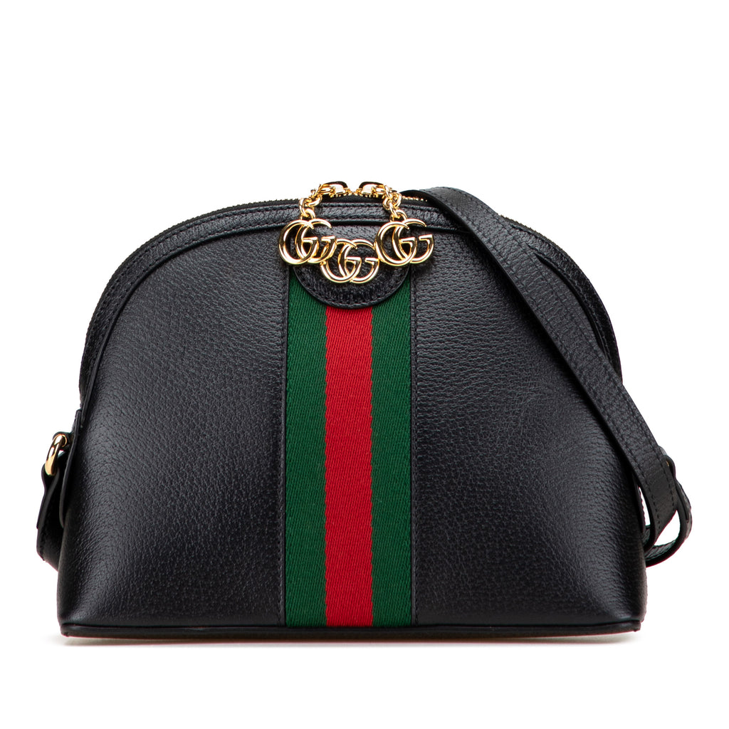 Gucci Small Calfskin Ophidia Dome Crossbody