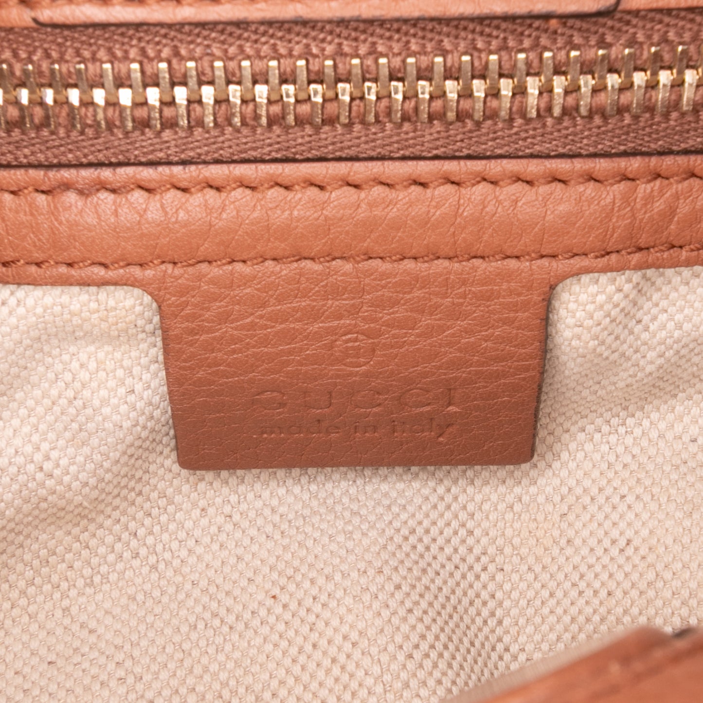 Gucci Small Calfskin Bamboo Shopper Satchel