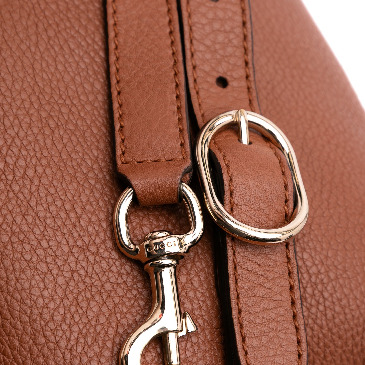 Gucci Small Calfskin Bamboo Shopper Satchel