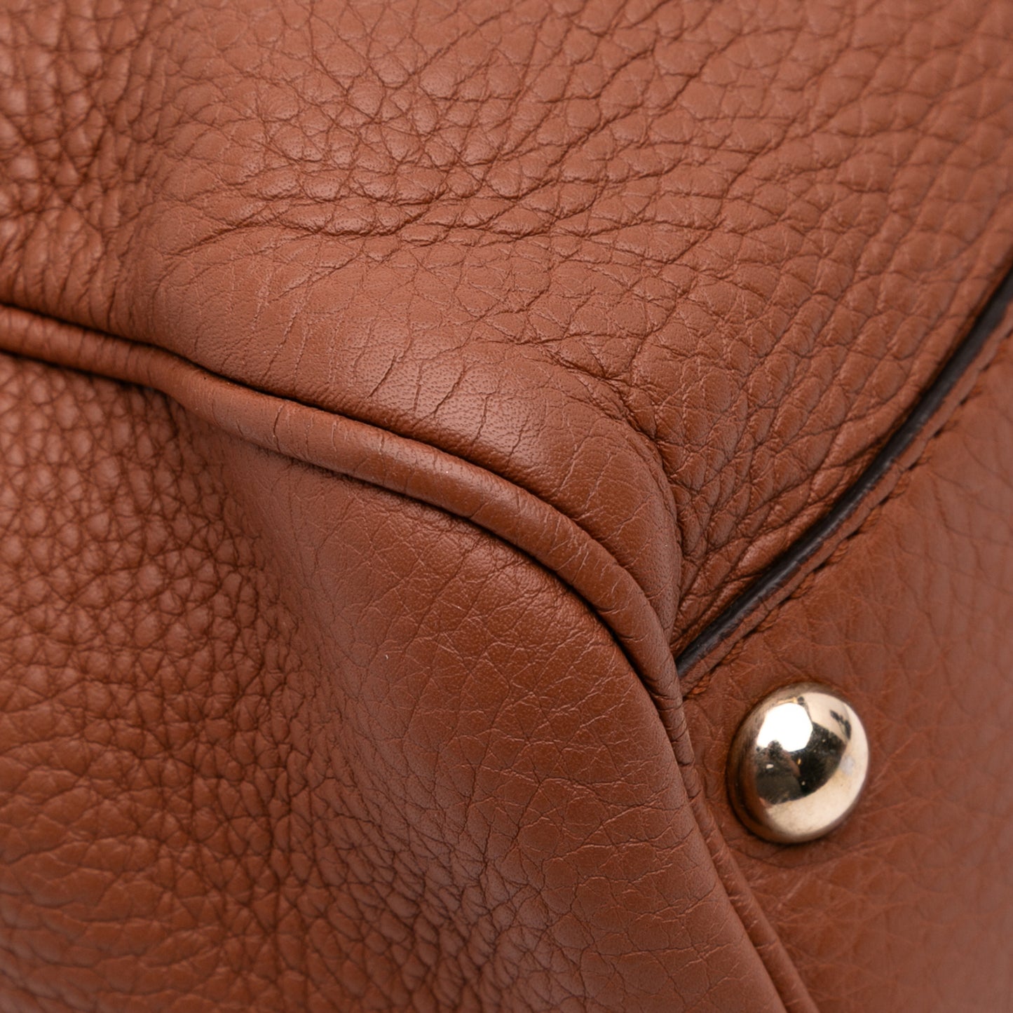 Gucci Small Calfskin Bamboo Shopper Satchel