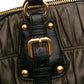 Prada Bicolor Nappa Gaufre Double Zip Satchel