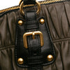 Prada Bicolor Nappa Gaufre Double Zip Satchel