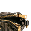 Prada Bicolor Nappa Gaufre Double Zip Satchel