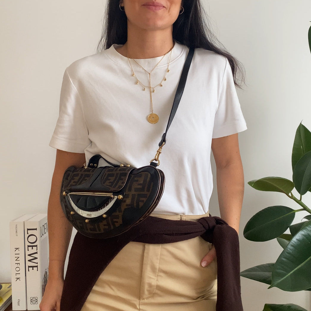 Fendi Zucca Vanity Clutch