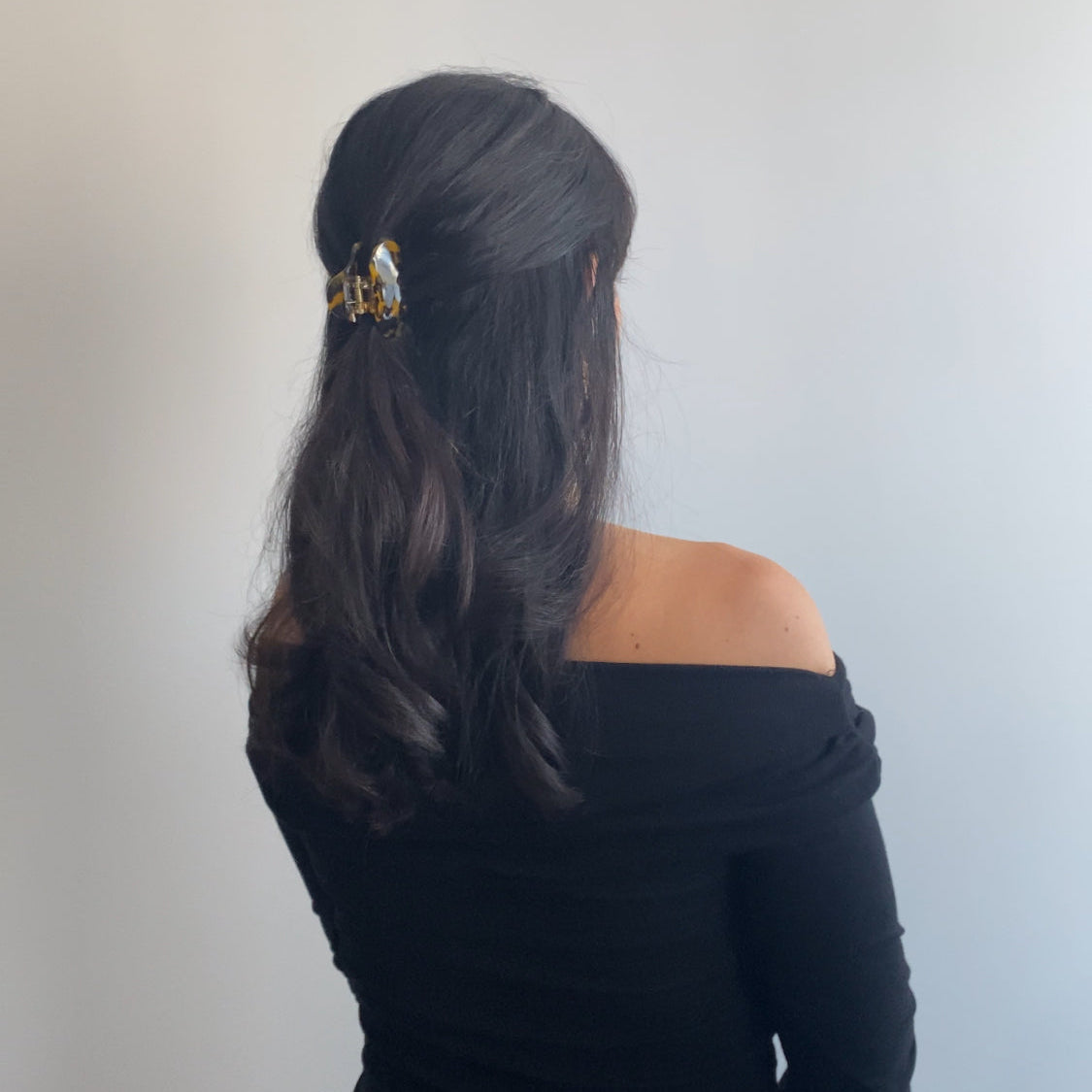 Hair clip S | Tortoise Croissant