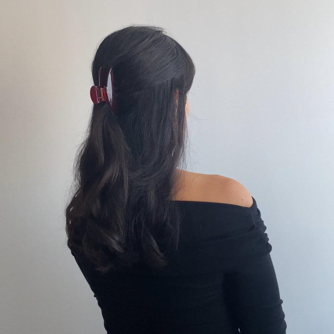 Hair clip M | Merlot