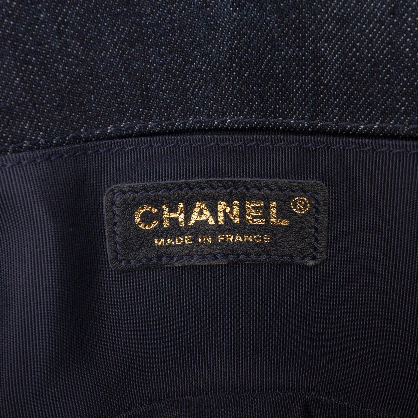 Chanel Small Quilted Denim and Tweed Boy Flap