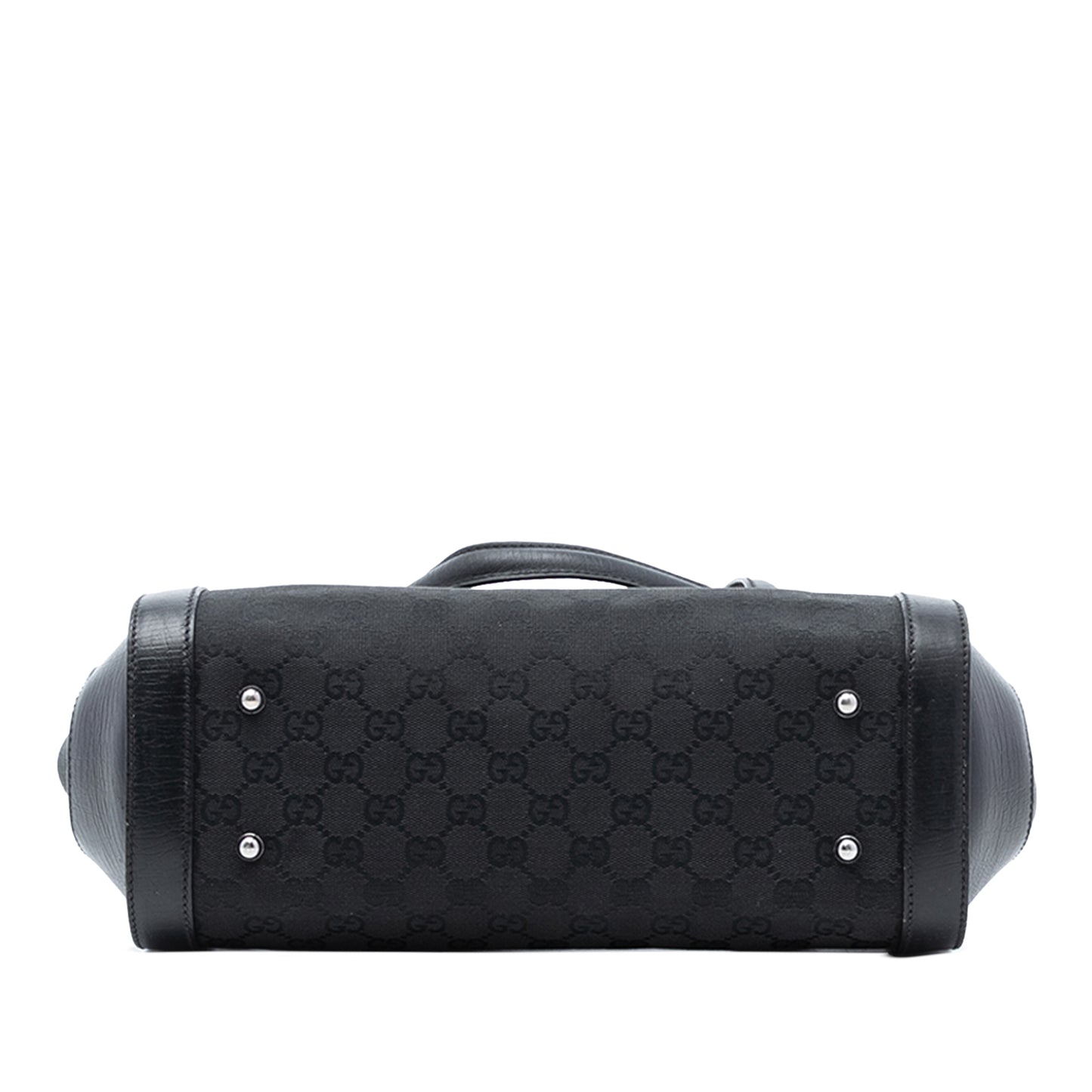 Gucci GG Canvas Bamboo Bullet Shoulder Bag