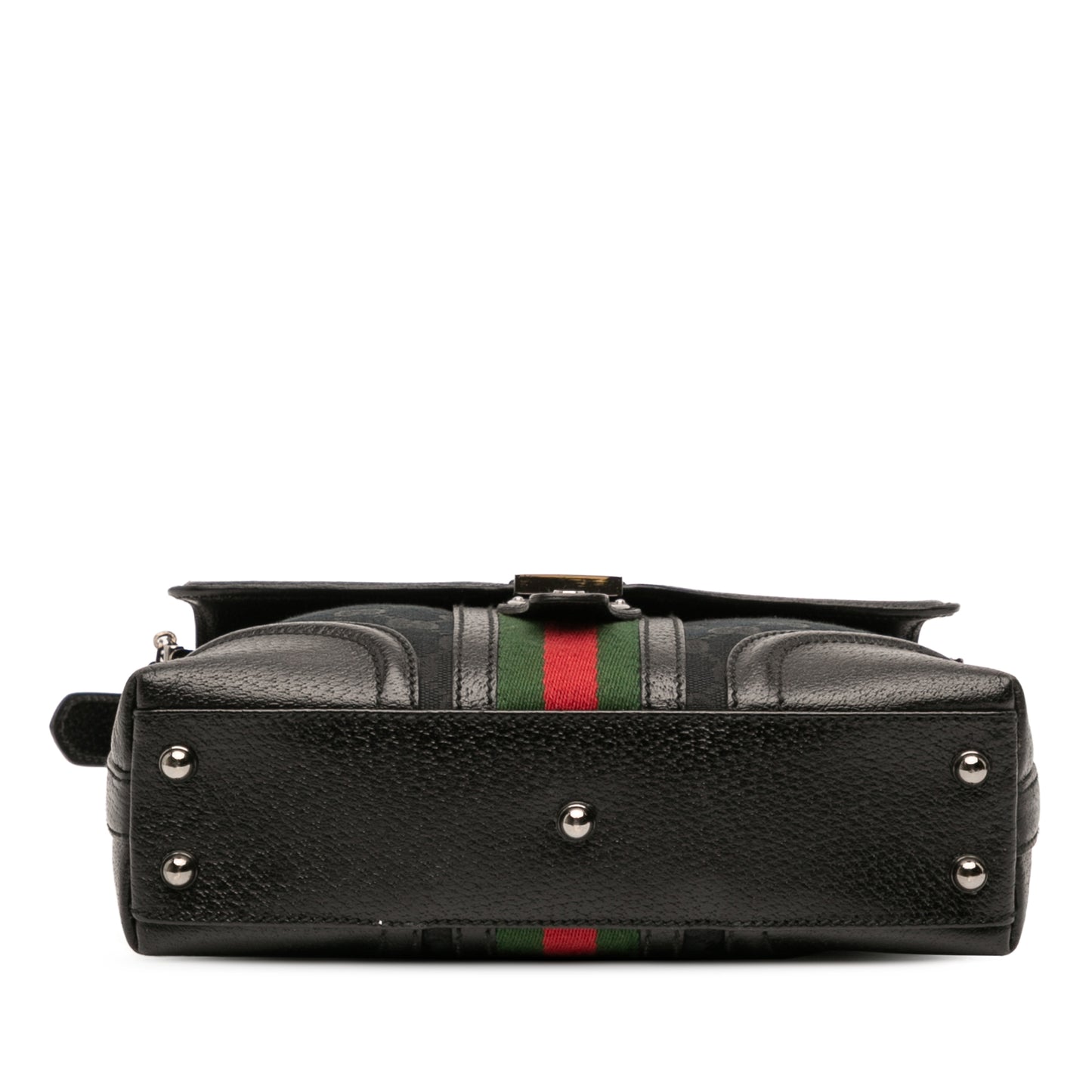 Gucci Small GG Canvas Web Treasure Shoulder Bag