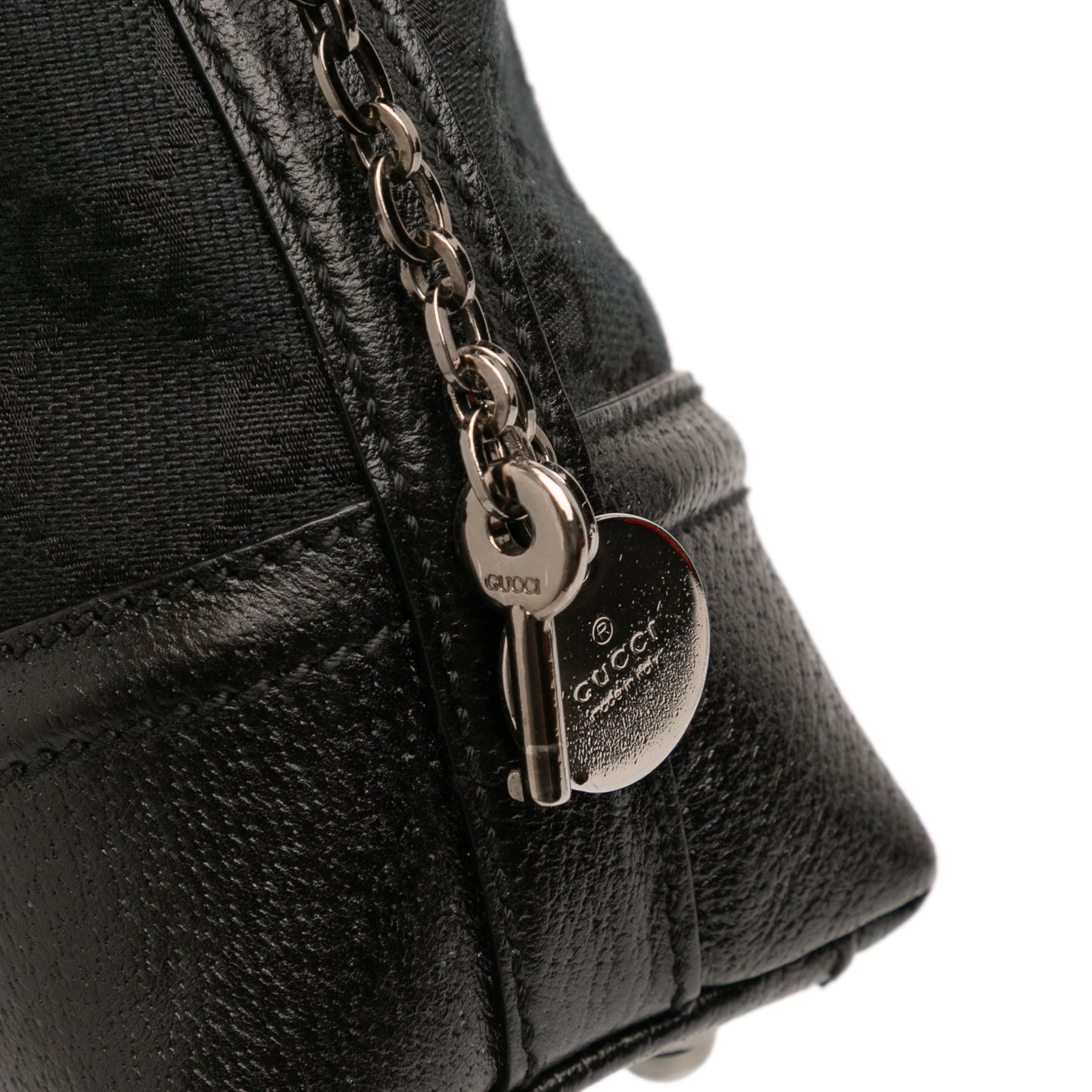 Gucci Small GG Canvas Web Treasure Shoulder Bag