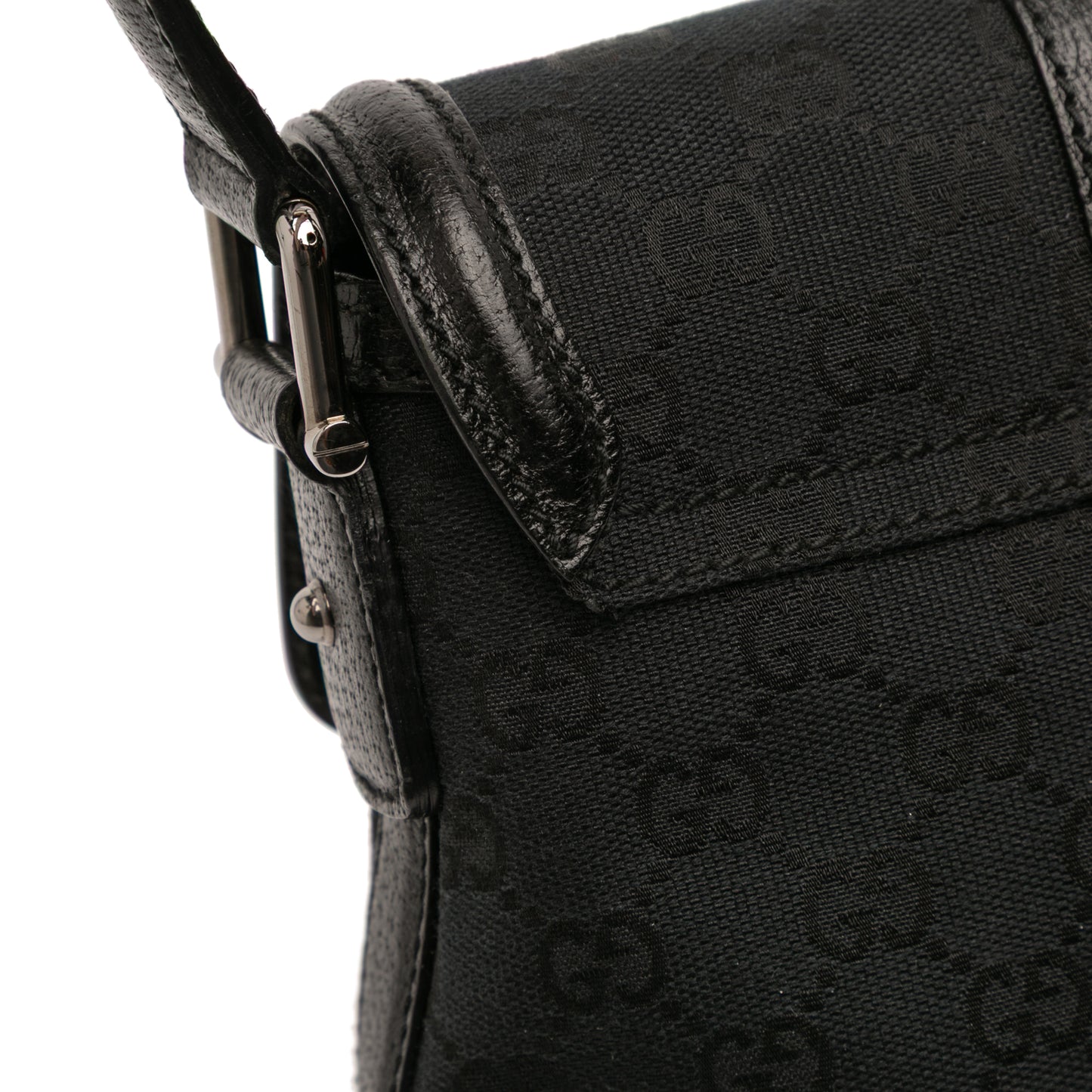 Gucci Small GG Canvas Web Treasure Shoulder Bag