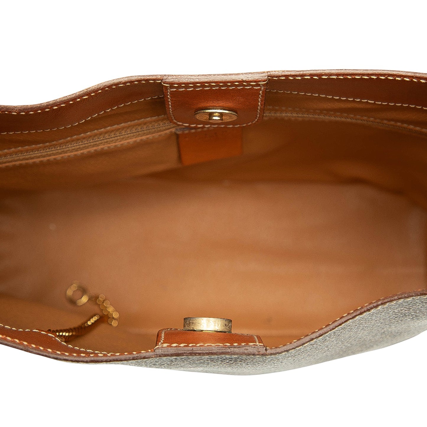 Celine Macadam Coated Canvas Shoulder Bag