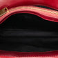 YSL Medium Calfskin and Suede Chevron Monogram College Satchel