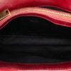 YSL Medium Calfskin and Suede Chevron Monogram College Satchel