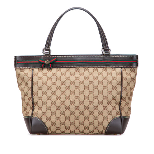 Gucci GG Canvas Web Mayfair Tote