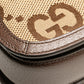 Gucci Mini Jumbo GG Canvas 1947 Bamboo Top Handle Bag