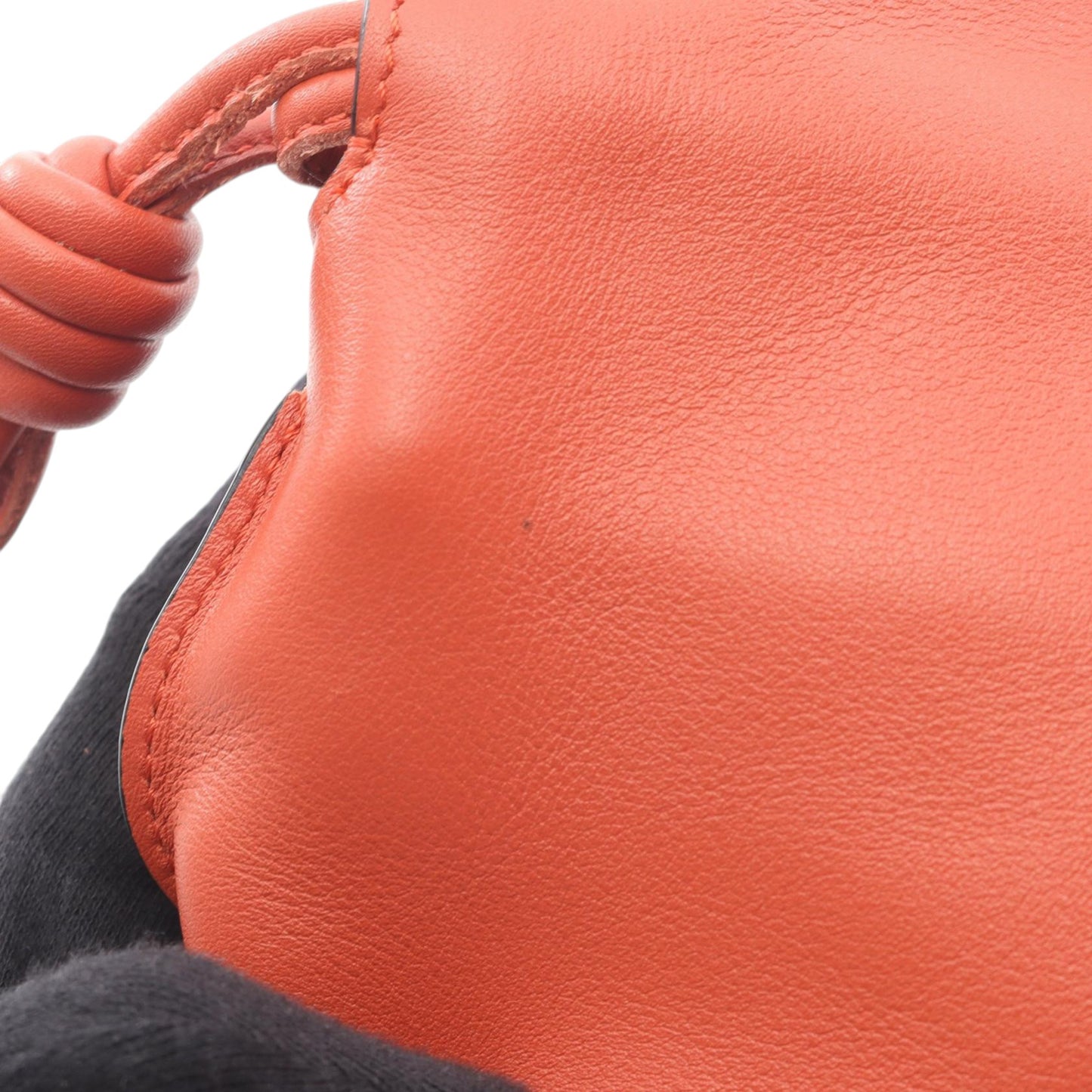 Loewe Nano Leather Flamenco Knot Chain Crossbody