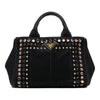 Prada Small Canvas Canapa Bijoux Satchel