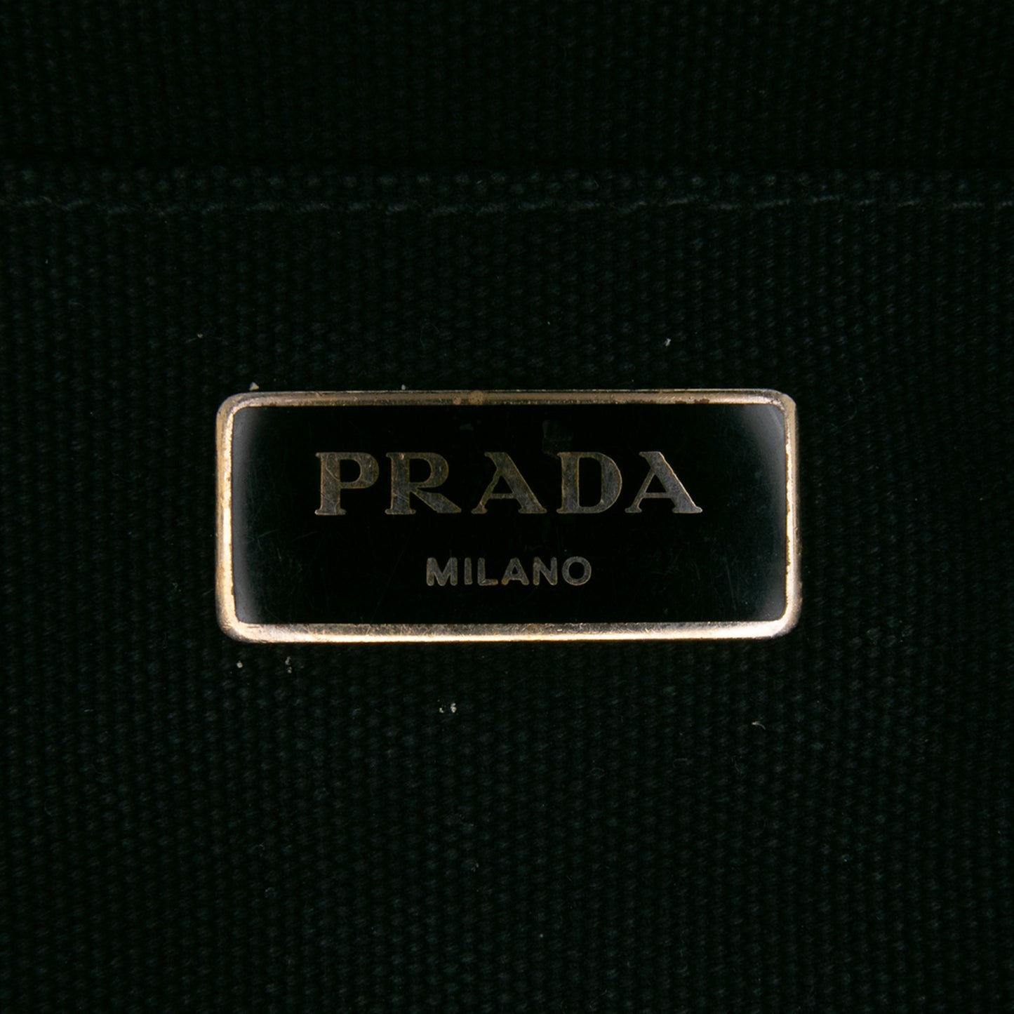 Prada Small Canvas Canapa Bijoux Satchel
