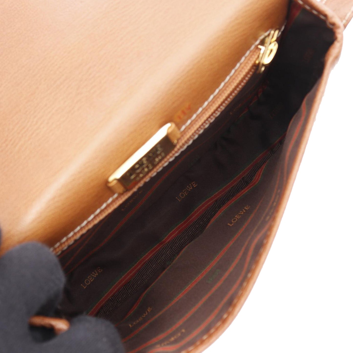 Loewe Leather Velasquez Twist Crossbody