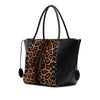 Alaia Leopard Le Hinge Tote Bag